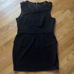 Elegant Black Lace Dress